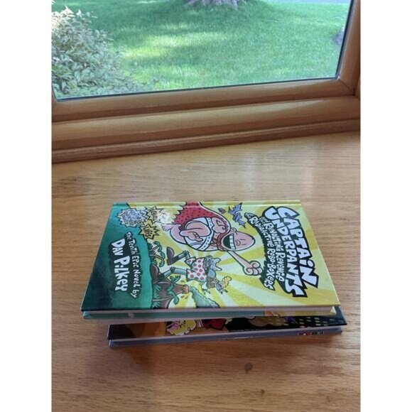 Captain Underpants Hardcover and Softcover Set Of 4 Books By Dav Pilkey - Picture 4 of 4
